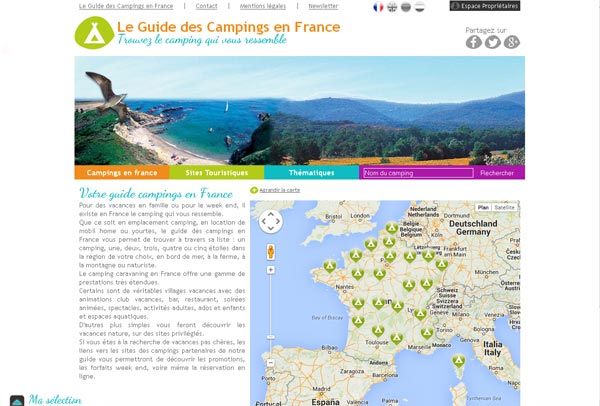 L'annuaire du camping caravaning en France